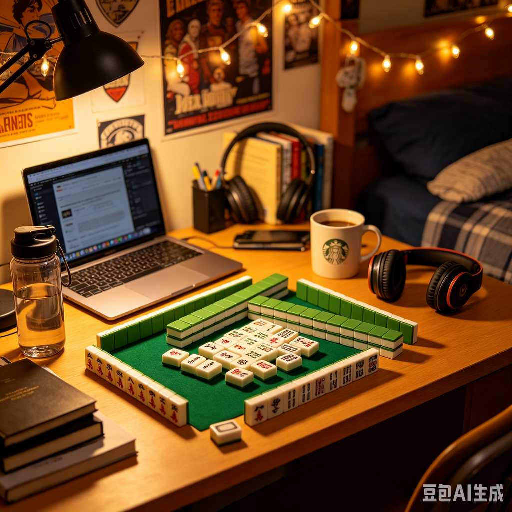 pink mahjong set