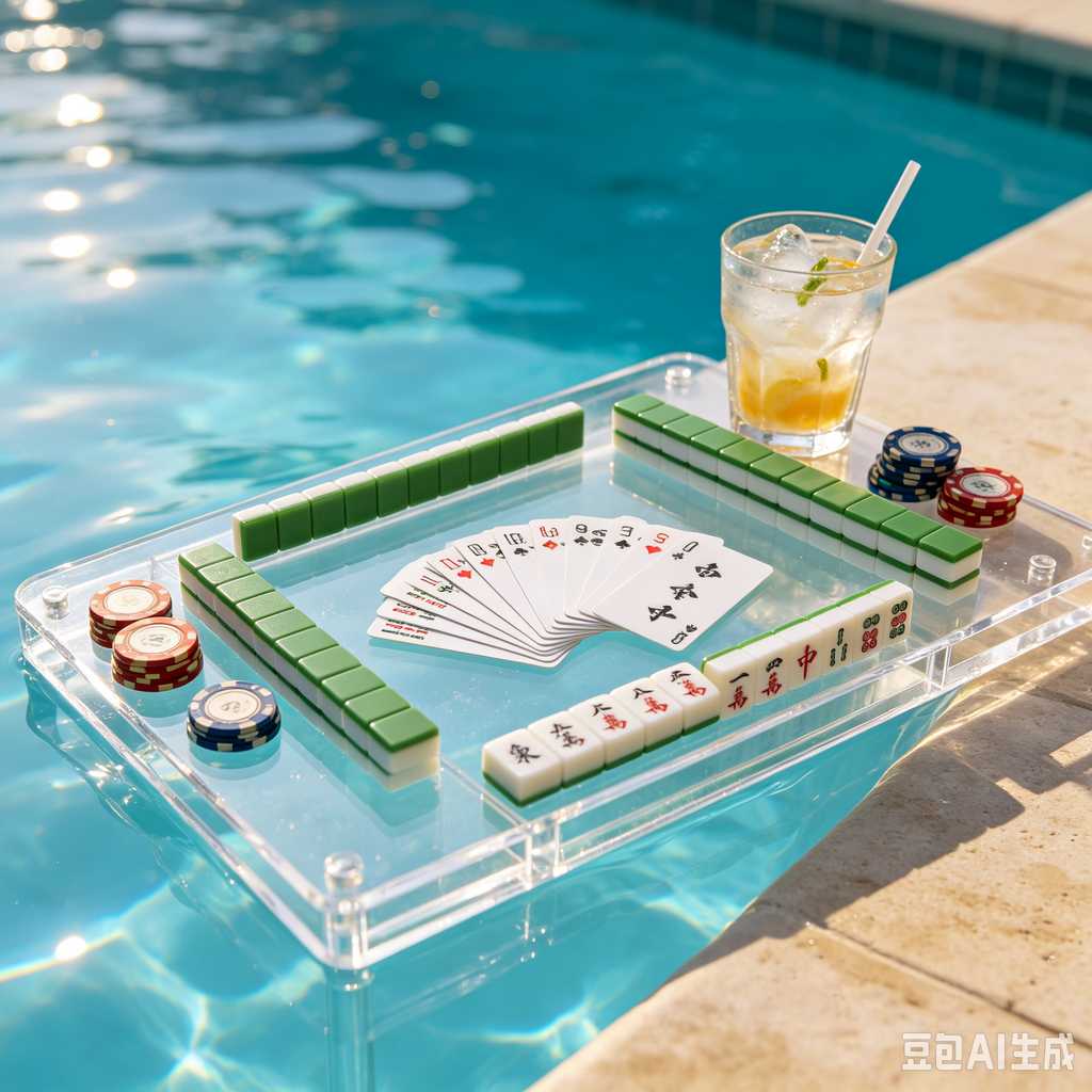 clear transparent mahjong tiles